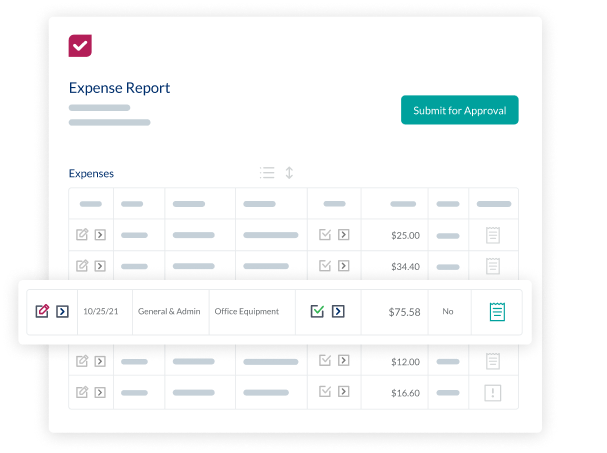 certify expense report display